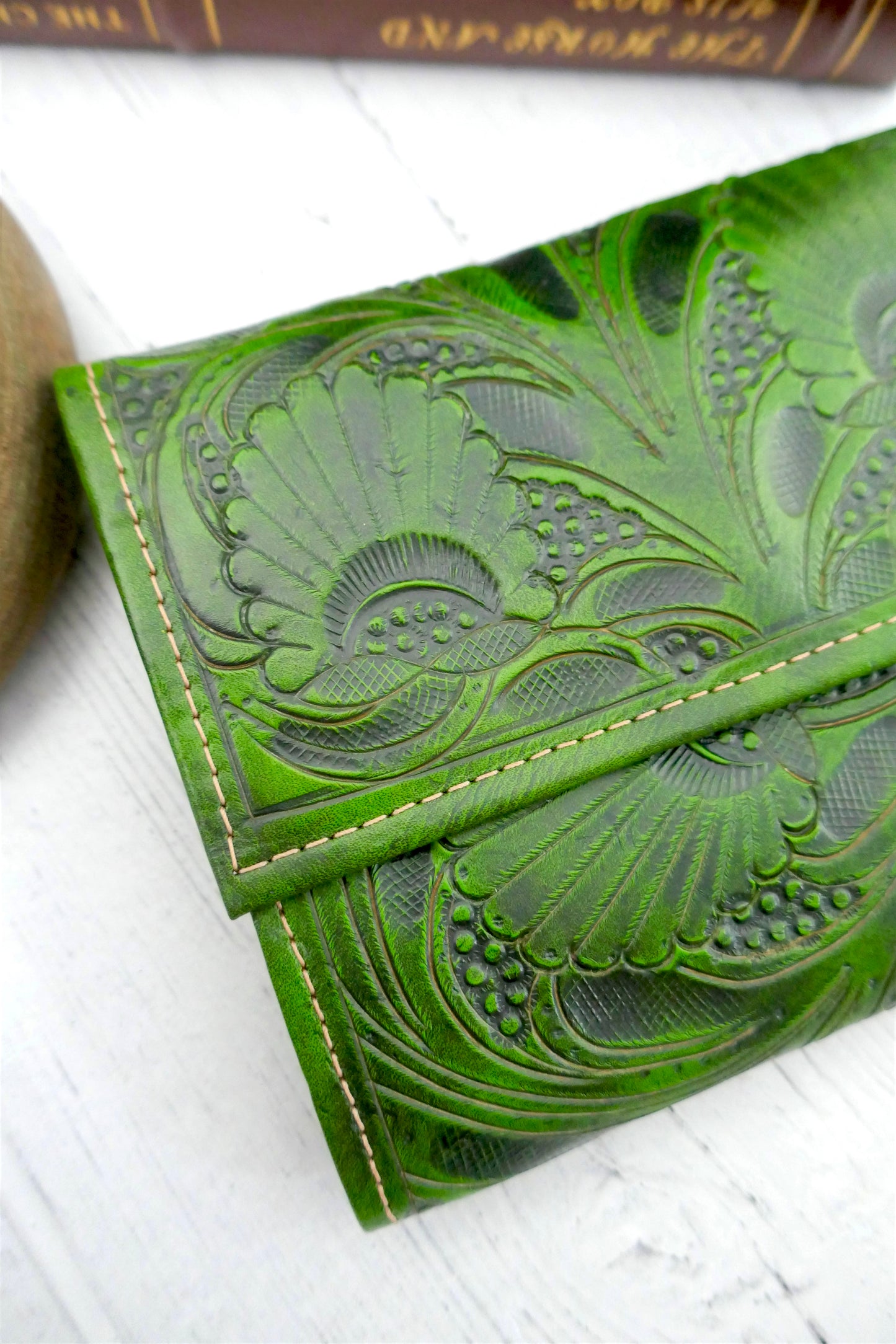Green Small Trifold Wallet
