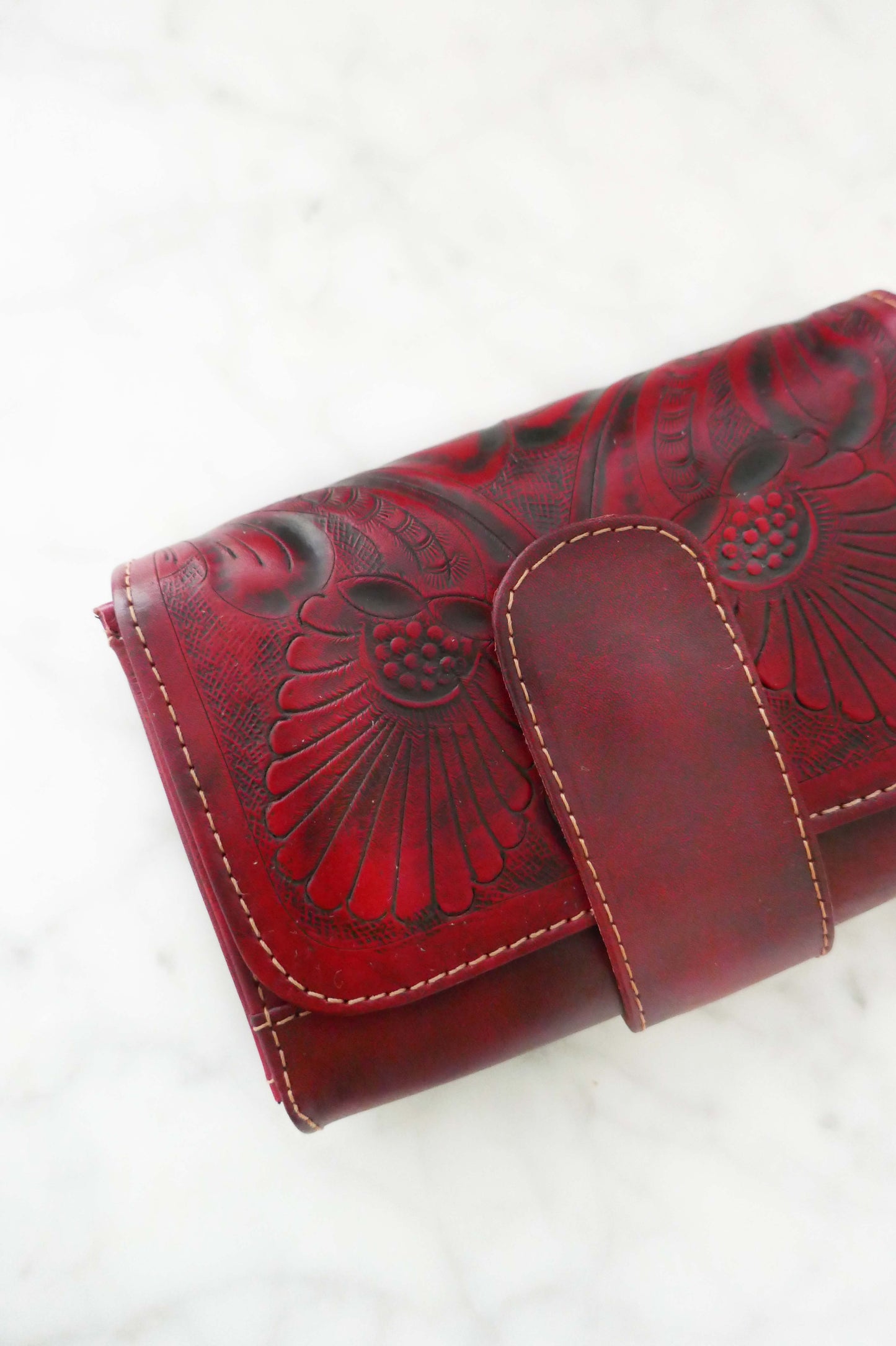 Red Bifold Small Wallet