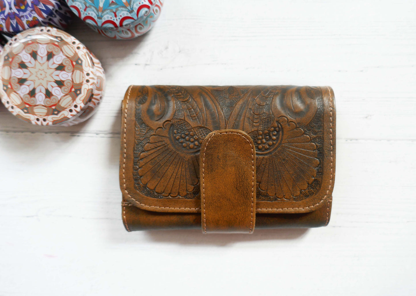 Brown Bifold Small Wallet