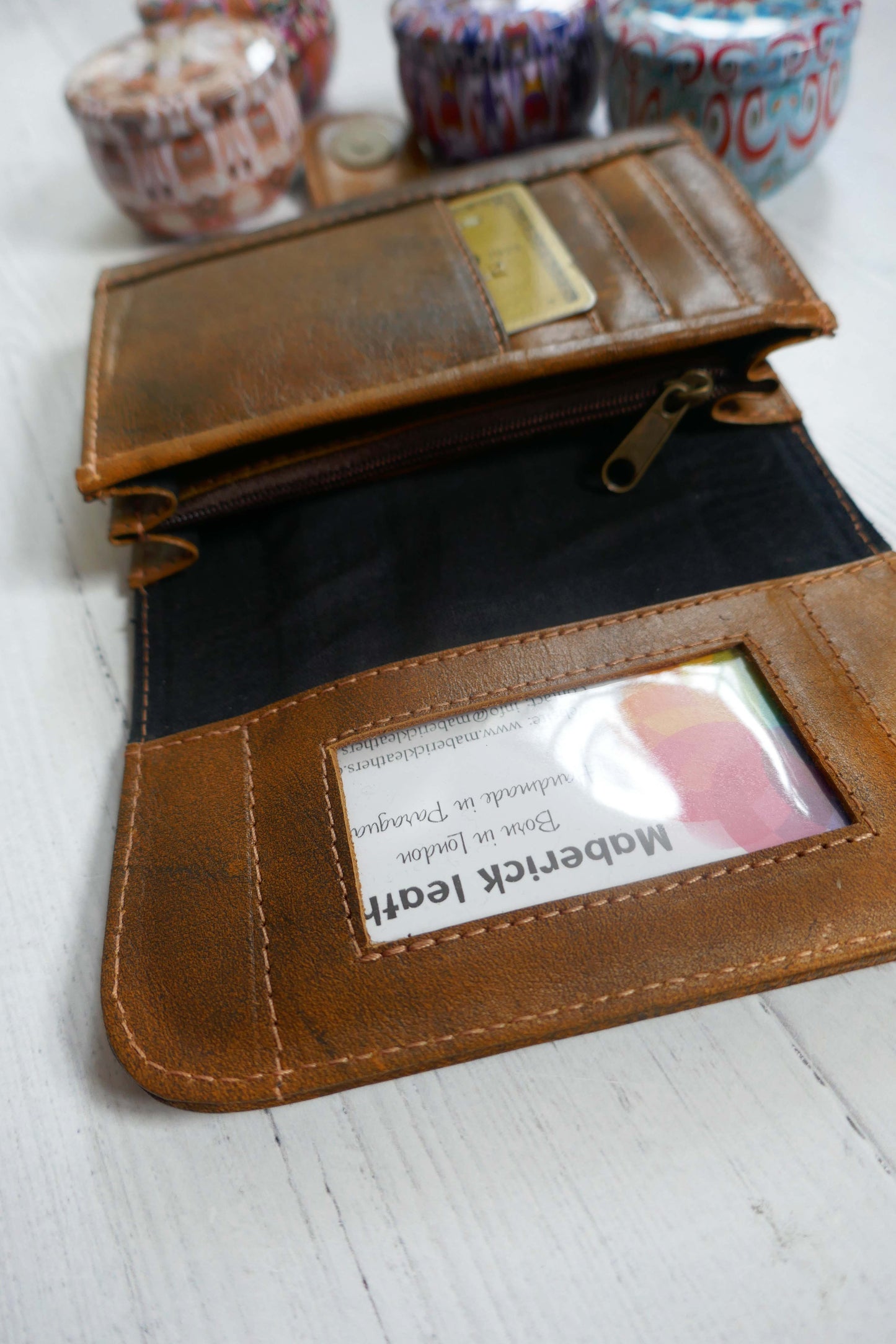 Brown Bifold Small Wallet