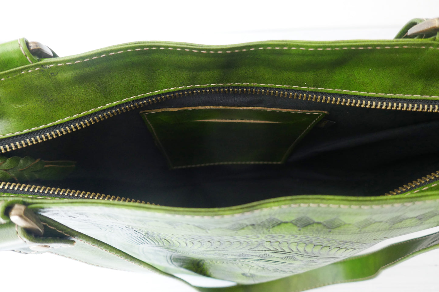 Green Mandala Tote Bag