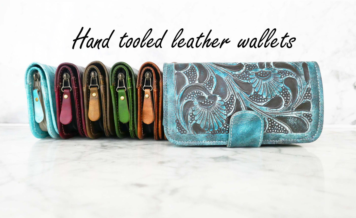 Tan Bifold Leather Wallet