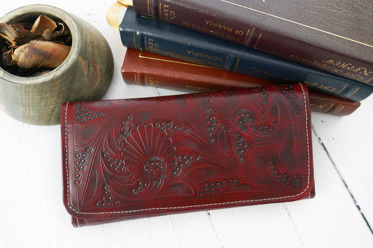 Leather wallets women