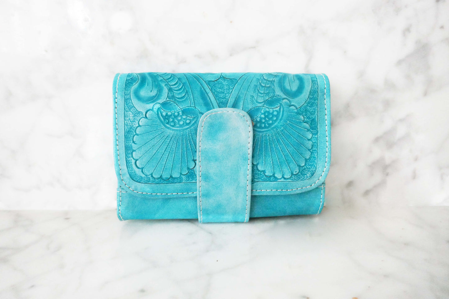 Turquoise Bifold Small Wallet