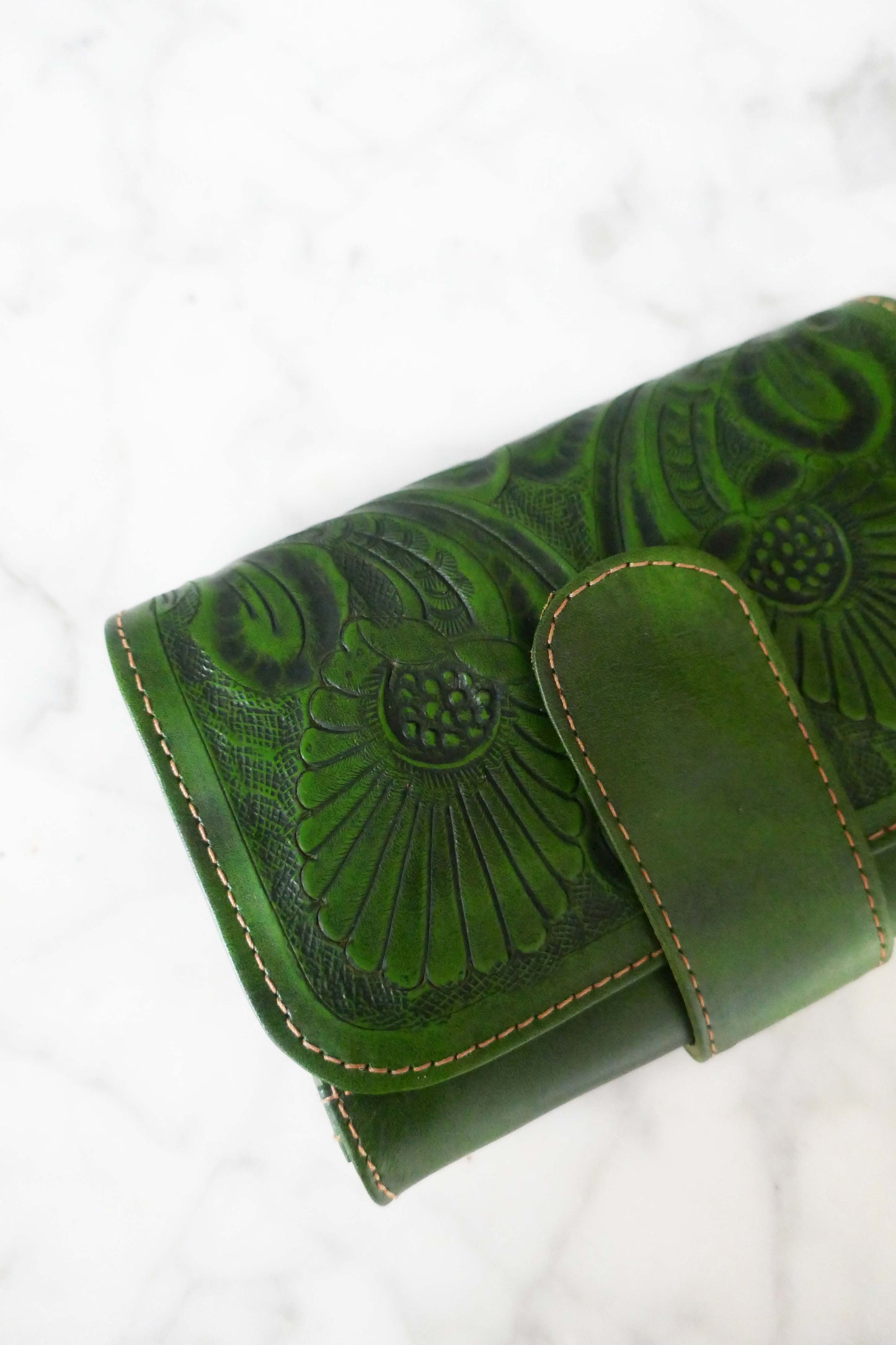 Green Bifold Small Wallet